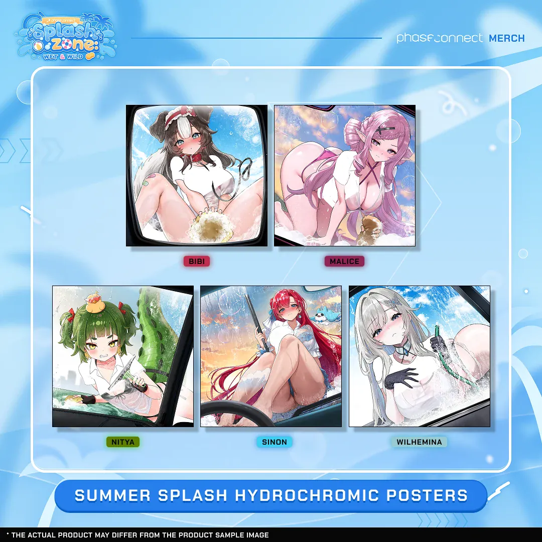 Splash Zone: Wet & Wild - SAGA Summer Splash Hydrochromic Poster