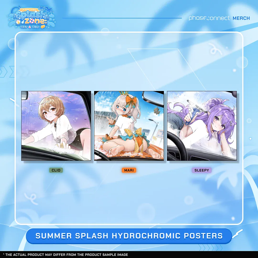 Splash Zone: Wet & Wild - QUEST Summer Splash Hydrochromic Poster