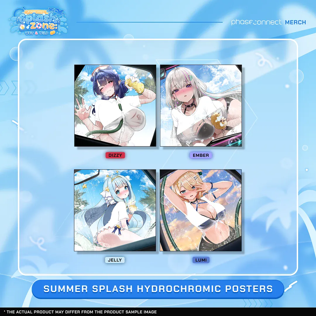 Splash Zone: Wet & Wild - WISH Summer Splash Hydrochromic Poster