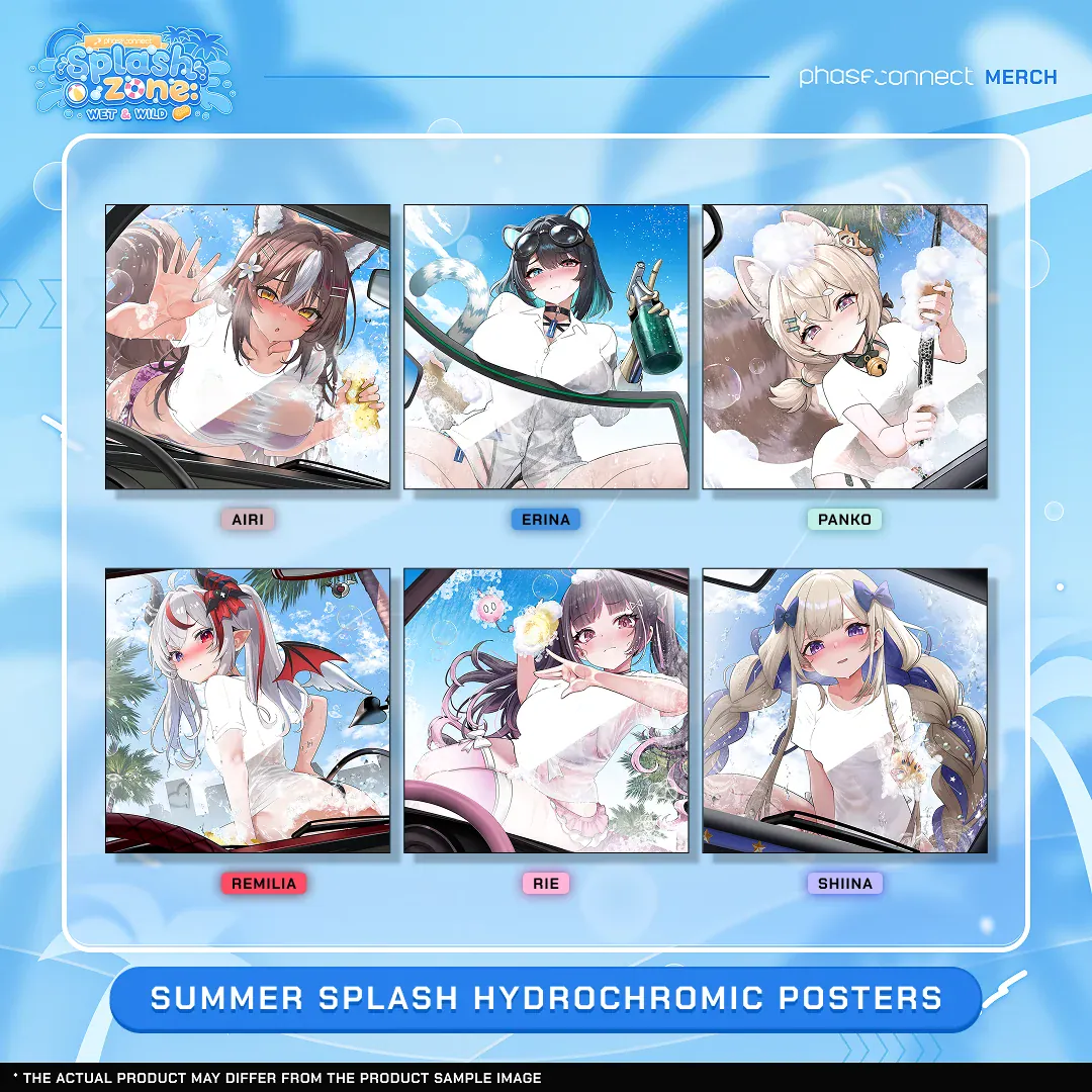 Splash Zone: Wet & Wild - ALiAS Summer Splash Hydrochromic Poster