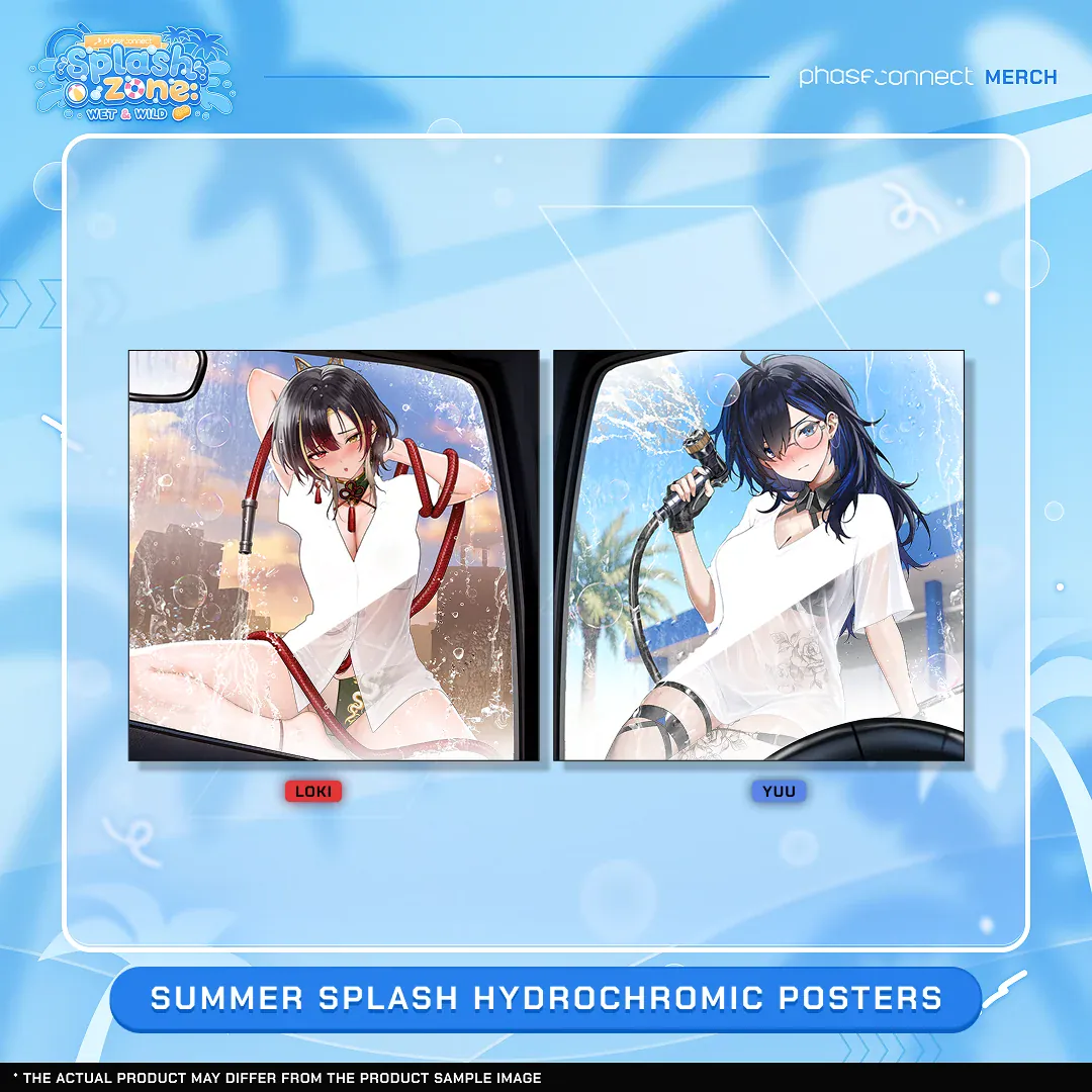 Splash Zone: Wet & Wild - KALEiDO Summer Splash Hydrochromic Poster