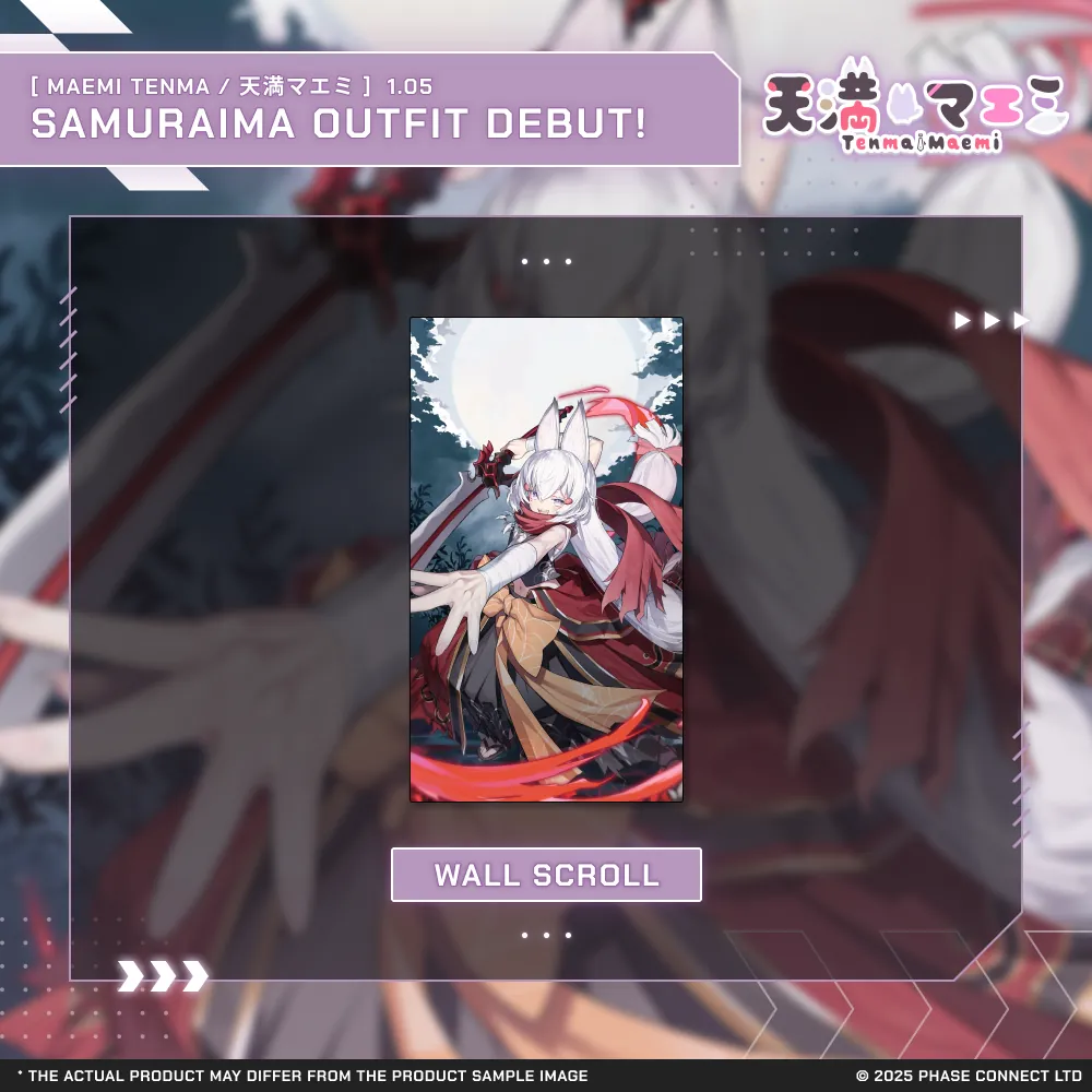 Tenma Maemi『マエミ 天満』Samuraima Outfit Celebration - Wall Scroll