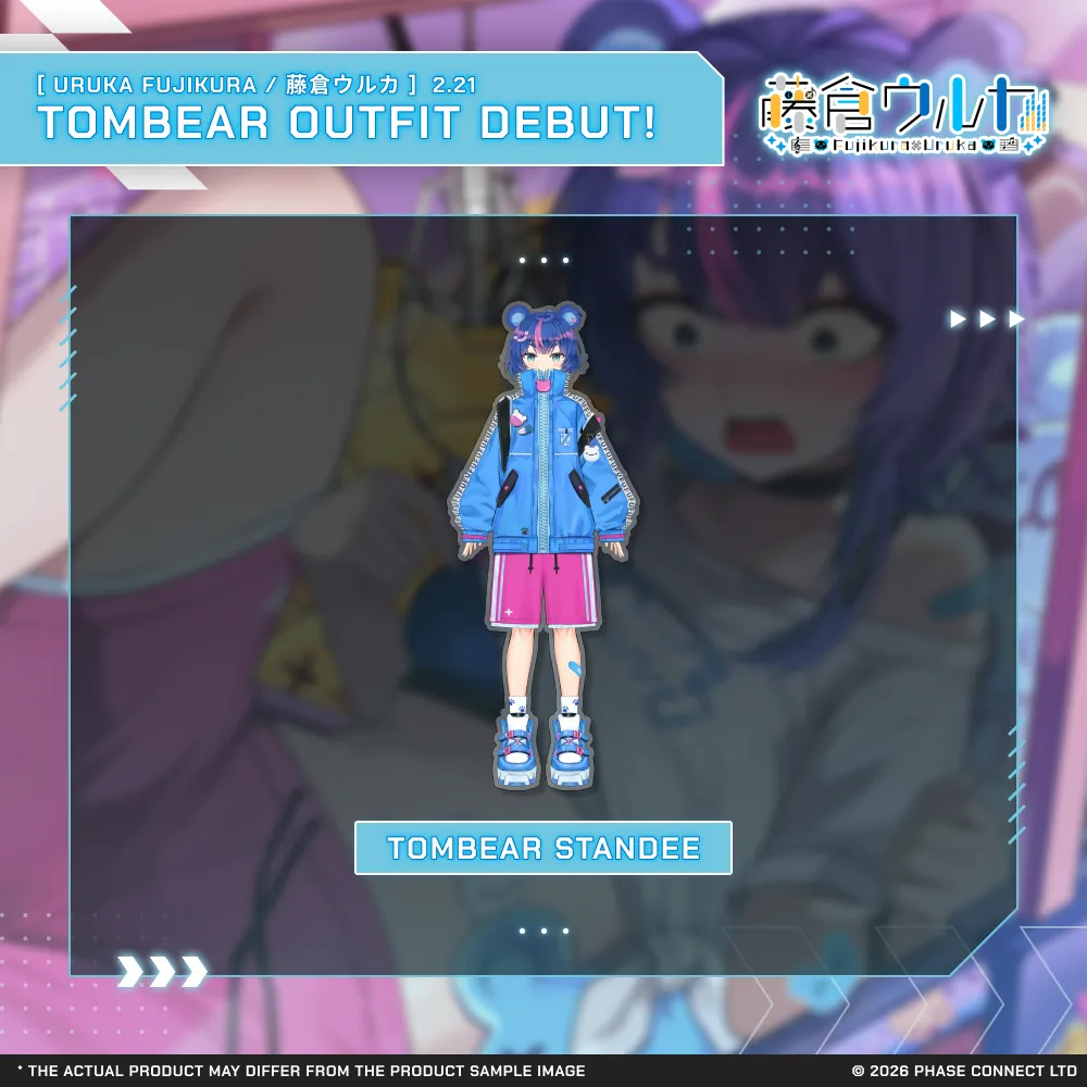 Uruka Fujikura『藤倉ウルカ』Tombear Outfit 2026 Celebration - Acrylic Standee