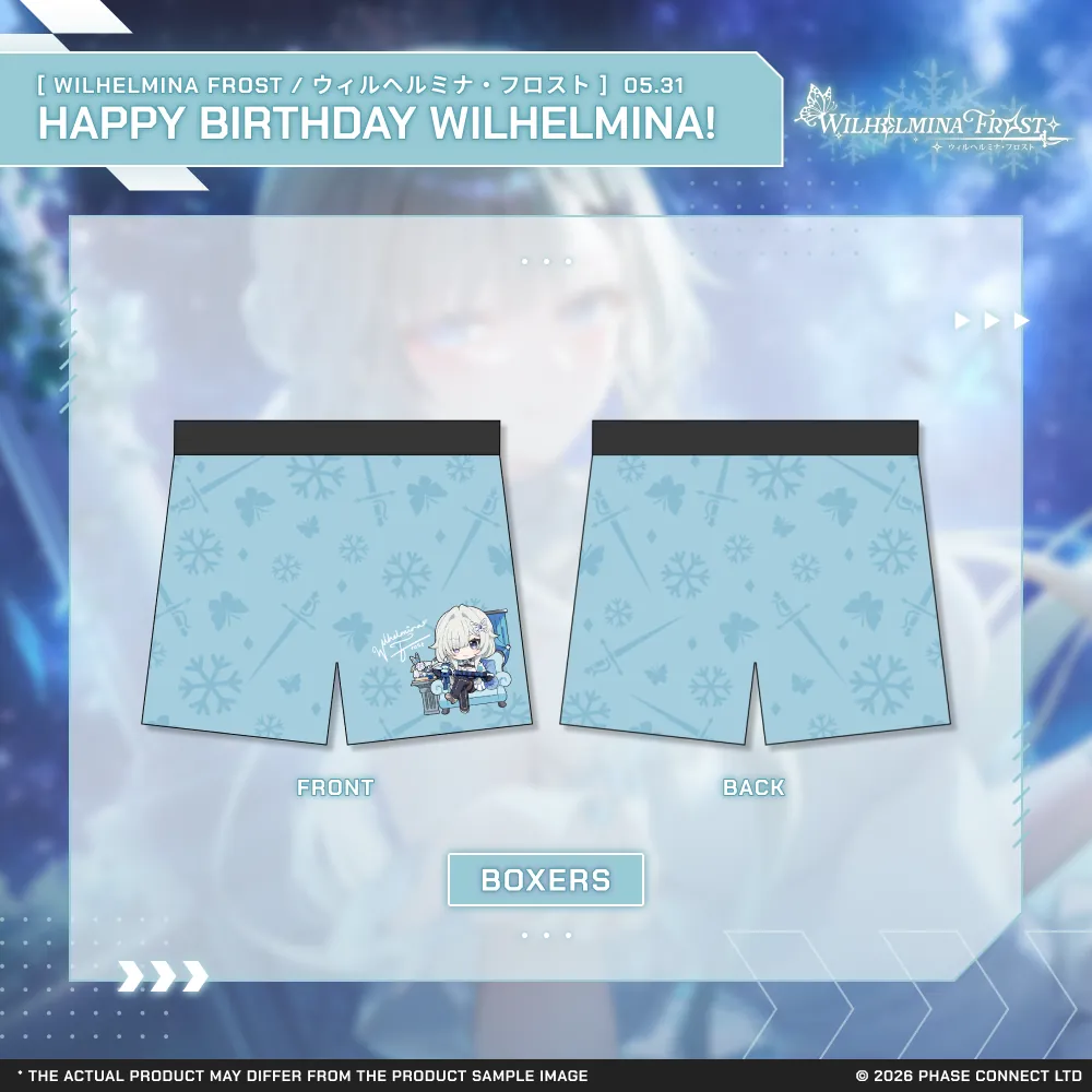 Wilhelmina Frost『ウィルヘルミナ・フロスト』Birthday 2026 Celebration - Boxers
