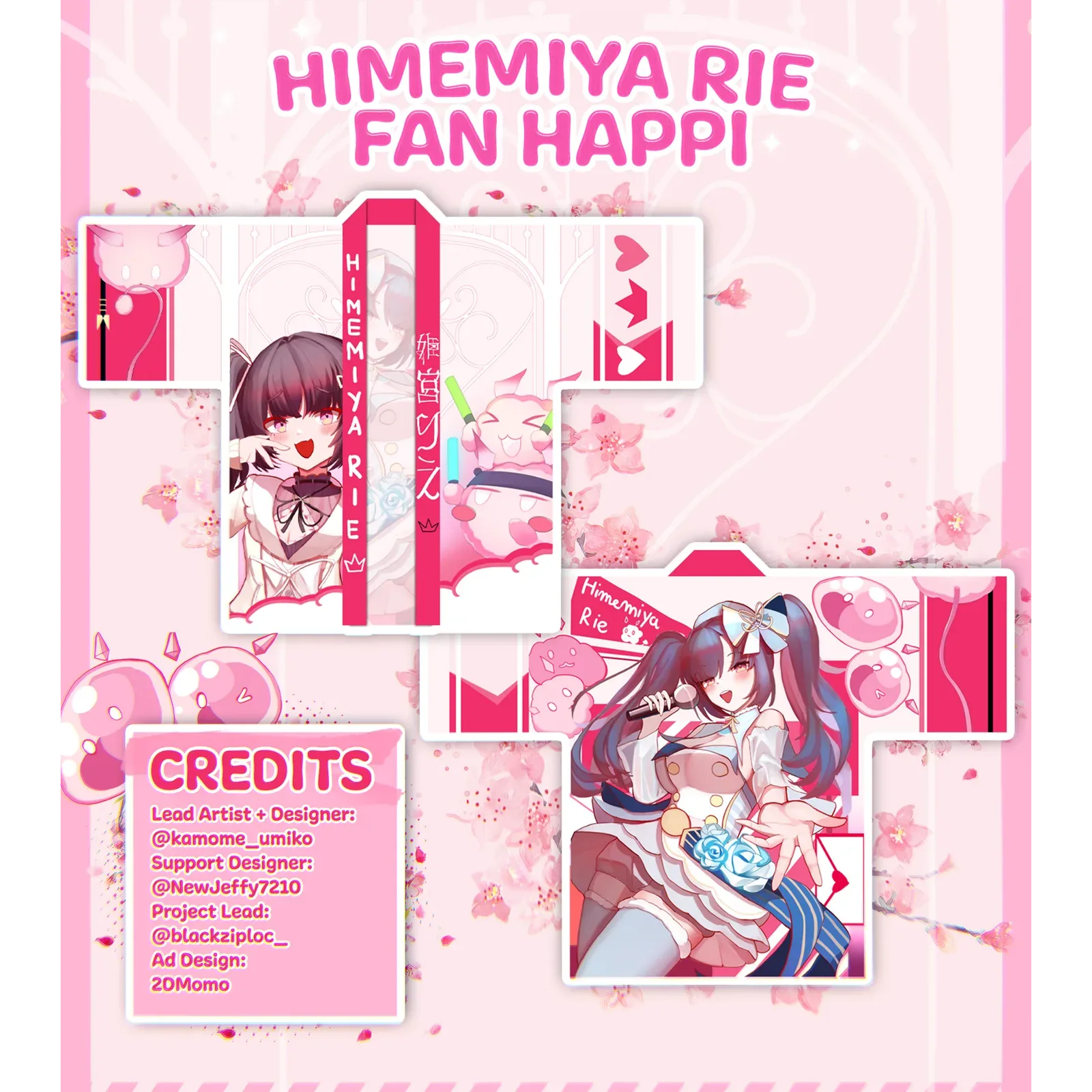 Himemiya Rie fan happi